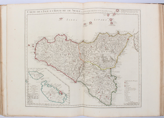 Delisle/Buache, Atlas. Nach 1785
Delisle, G. & P. Buache. Atlas géographique et universel. Paris, - Image 6 of 6