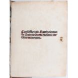 Chaimis, Confessionale. Hldr.
Chaimis, Bartholomaeus de. Confessionale. Augsburg, Erhard Ratdolt,