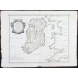 Irland. Sanson-Mariette 1665 / 3 Bll.
Irland. "Irlande Royaume divisé en ses quatre provinces".