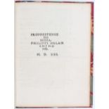 Melanchthon, Propositiones de missa
Melanchthon, P. Propositiones de missa. (Wittenberg, J. Rhau-