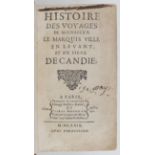 (Du Cros), Histoire des voyages
Kreta. - (Du Cros, J. A.). Histoire des voyages de Monsieur le