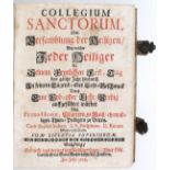 Hofer, Collegium Sanctorum
Hofer, P. Collegium Sanctorum, oder Versamblung der Heiligen, bey welcher