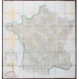 Frankreich. Vignon 1790. Lwd.
Frankreich. "Carte de la France suivant sa nouvelle division en