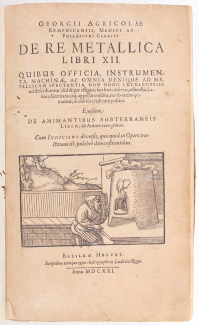 Agricola, De re metallica. 1621
Agricola, G. De re metallica libri XII. Ejusdem de animantibus - Image 2 of 5