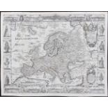 "Europe". R. Walton
"A New, Plaine & Exact Map of Europe = described by N: I: Visscher and done into