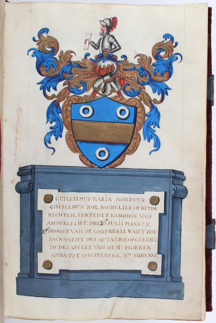 Confrerie-Boeck. 1734-1944
Confrerie-Boeck van het Broederschap van het Alderheylighste Sacrament - Image 4 of 5