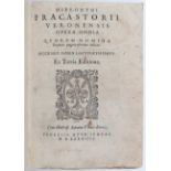 Fracastoro, Opera omnia
Fracastoro, G. Opera omnia. Ex tertia editione. Venedig, Giunta, 1584 (