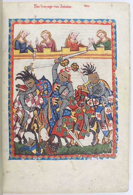 Codex Manesse. Faks. 6 Bde.
Faksimiles. - Codex Manesse. Die grosse Heidelberger - Image 4 of 4