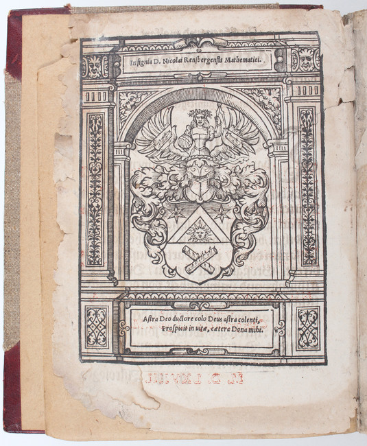Rensberger, Astronomia Teutsch
Rensberger, N. Astronomia Teutsch. Augsburg, M. Francke, 1569. 4to ( - Image 3 of 4