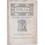 Biblia latina. Paris 1545
Biblia latina. - Biblia. Quid in hac editione paestitum sit, vide in ea