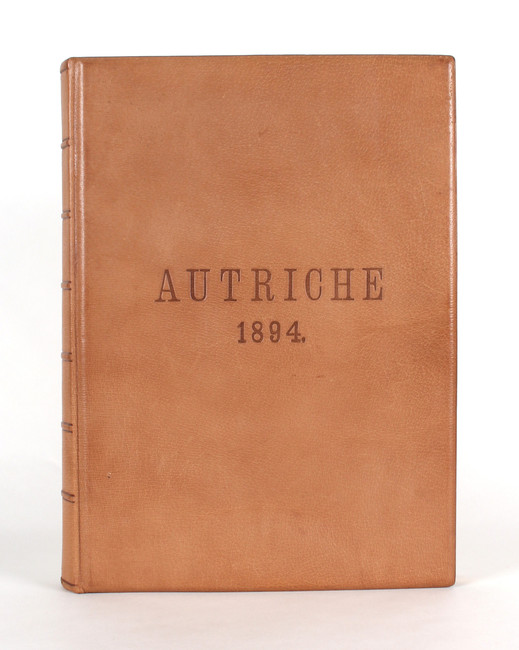 Fotoalbum Österreich ("Autriche 1894")
Österreich. - Autriche 1894 (Deckeltitel). Album mit 98