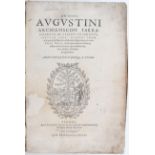 Agustin, De legibus
Rechtsbücher des 16. Jahrhunderts. - Agustin (Augustinus), A. De legibus et