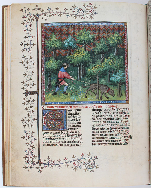 Phoebus, Livre chasse. Faks. / 3 Bde.
Faksimiles. - Phoebus, G. Le livre de la chasse. Faksimile - Image 4 of 4