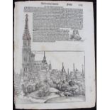 Schedel (lat.), 6 Bll. / 8 Bll.
Schedel, H. Liber chronicarum. Nürnberg, A. Koberger, 1493. Fol. (