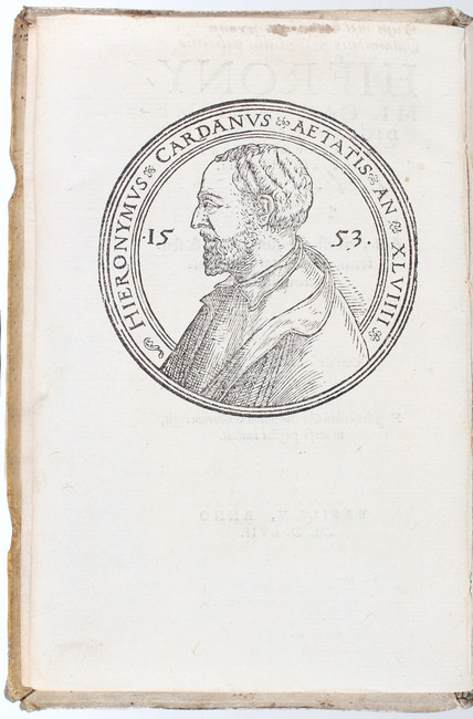 Cardano, De rerum varietate libri
Cardano, G. De rerum varietate libri XVII. Basel, H. Petri,