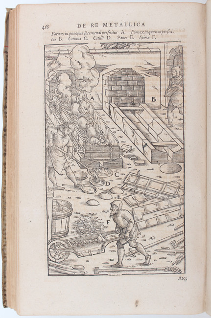 Agricola, De re metallica. 1621
Agricola, G. De re metallica libri XII. Ejusdem de animantibus - Image 5 of 5