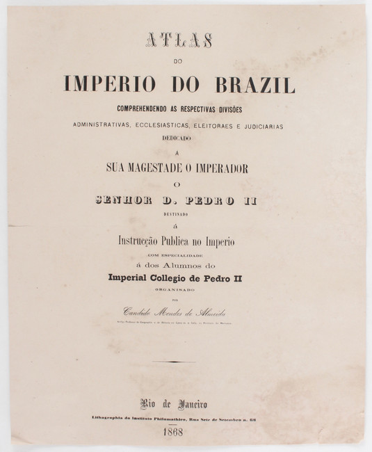 Almeida, Atlas do Brazil
Brasilien. - Almeida, C. M. de. Atlas do Imperio do Brazil comprehendendo - Image 2 of 3