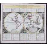 "Basis". Doppelmayr-Homann
"Basis geographiae recentioris astronomica". Weltkarte in 2