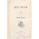 Fontane, Effi Briest. 1896
Fontane, T. Effi Briest. Roman. Berlin, F. Fontane & Co., 1896. (17:12