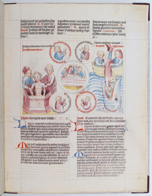 Biblia pauperum. Faks. 2 Bde.
Faksimiles. - Biblia pauperum. Codex Palatinus latinus 871 der - Image 2 of 3