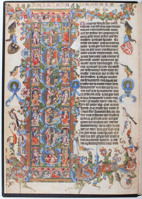 Wenzelsbibel. Faks. 12 Bde.
Faksimiles. - Wenzelsbibel. Codex Vindobonensis 2759-64 aus dem Besitz