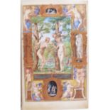 Farnese-Stundenbuch. Faks. 2 Bde.
Faksimiles. - Farnese-Stundenbuch mit Miniaturen von Giulio Clovio