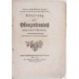 Jacquin, Anleitung zur Pflanzenkenntniß
Jacquin, N. J. v. Anleitung zur Pflanzenkenntniß nach