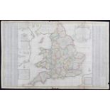England. "England and Wales". Moll 1710
Großbritannien. "The south part of Great Britain, called