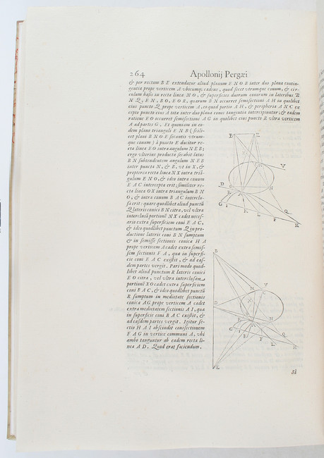 Apollonius Pergaeus, Conicorum
Apollonius Pergaeus. Concicorum lib. V. VI. VII. paraphraste - Image 2 of 4