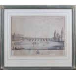 Prag. "Moldau Brücke". Heger 1793. Ger.
Prag. "Ansicht des Moldau Flusses und der Brücke der Haupt