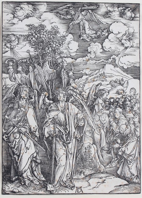 Dürer, Vier Engel
Dürer, Albrecht. (1471 - 1528 Nürnberg). Vier Engel, die Winde aufhaltend/Die