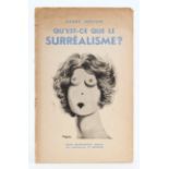 Breton, Qu'est-ce que le surréalisme?
Breton, A. Qu'est-ce que le surréalisme? Brüssel, R.