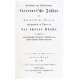 Blankenburg, Litterarische Zusätze 3 Bde
Blankenburg, F. v. Litterarische Zusätze zu Johann George