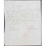 Reichenbach, Eigenh. Brief
Autographen. - Reichenbach, (Heinrich Gottlieb) Ludwig. (Botaniker;