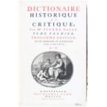 Bayle, Dictionaire historique. 3 Bde.
Lexika. - Bayle, P. Dictionaire historique et critique. 3e