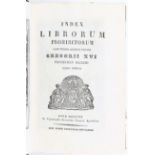 Index librorum prohibitorum. 1841
Index librorum prohibitorum sanctissimi domini nostri Gregorii XVI