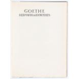 Goethe, Hermann u. Dorothea. Bremer Pr.
Bremer Presse. - Goethe, J. W. v. Hermann und Dorothea.