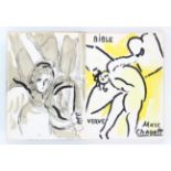 Chagall - Verve No. 33/34 in 1 Bd.
Chagall, M. - Verve. (Vol. VIII), No. 33/34 in 1 Bd. Dessins pour