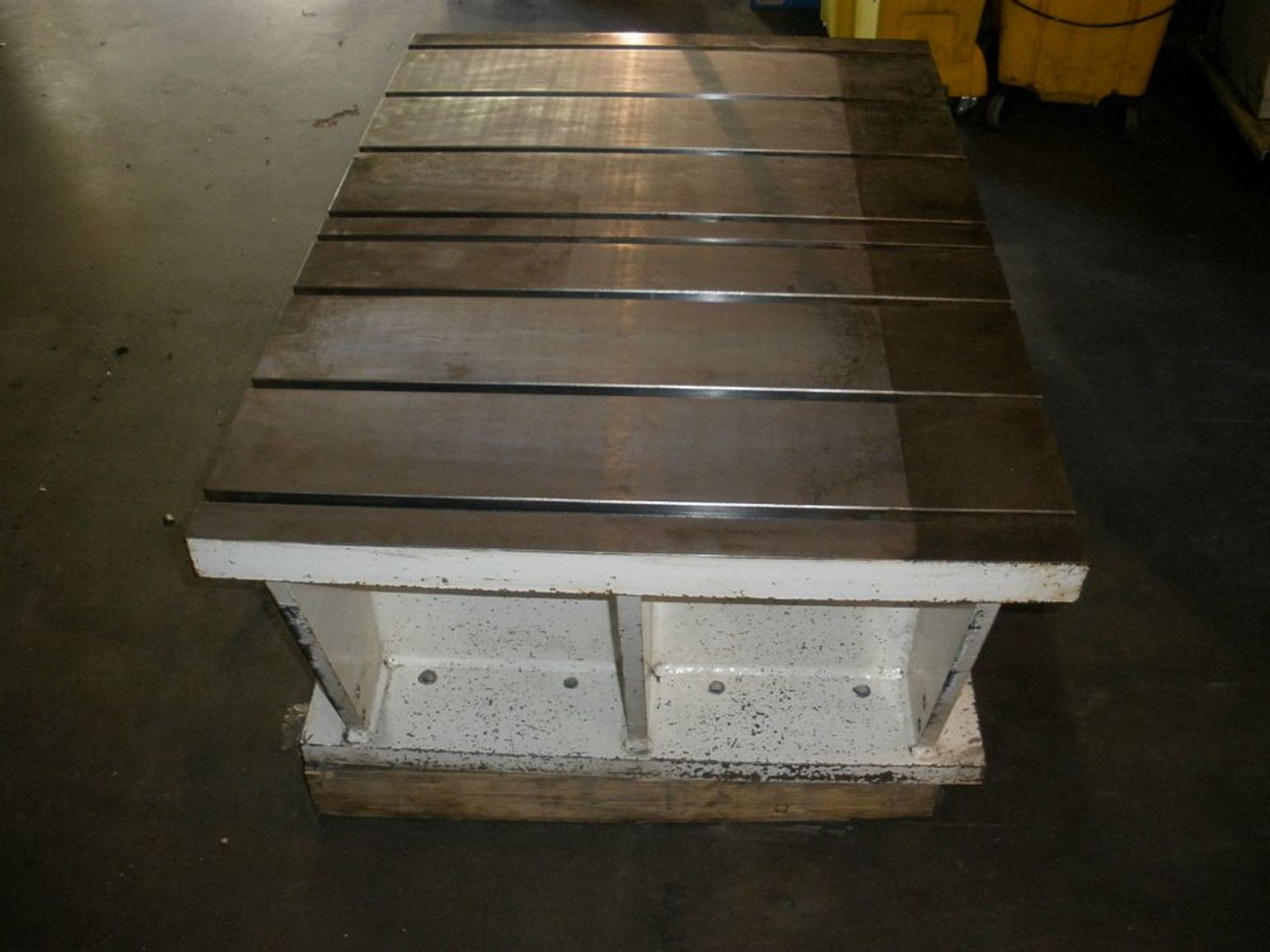 Heavy Duty "T" Slotted Steel Machine Riser Table with 1/2" "T" Slots 27"x40"x17"H - Image 3 of 4