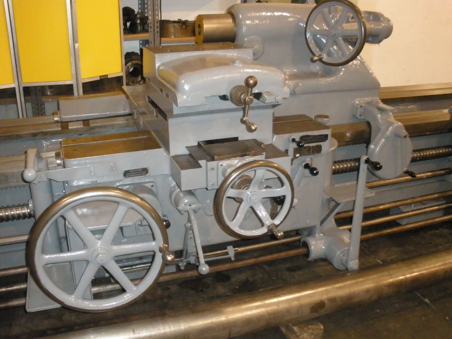 American Engine Lathe Model T 42” Swing x 228” B.C. - Image 3 of 12