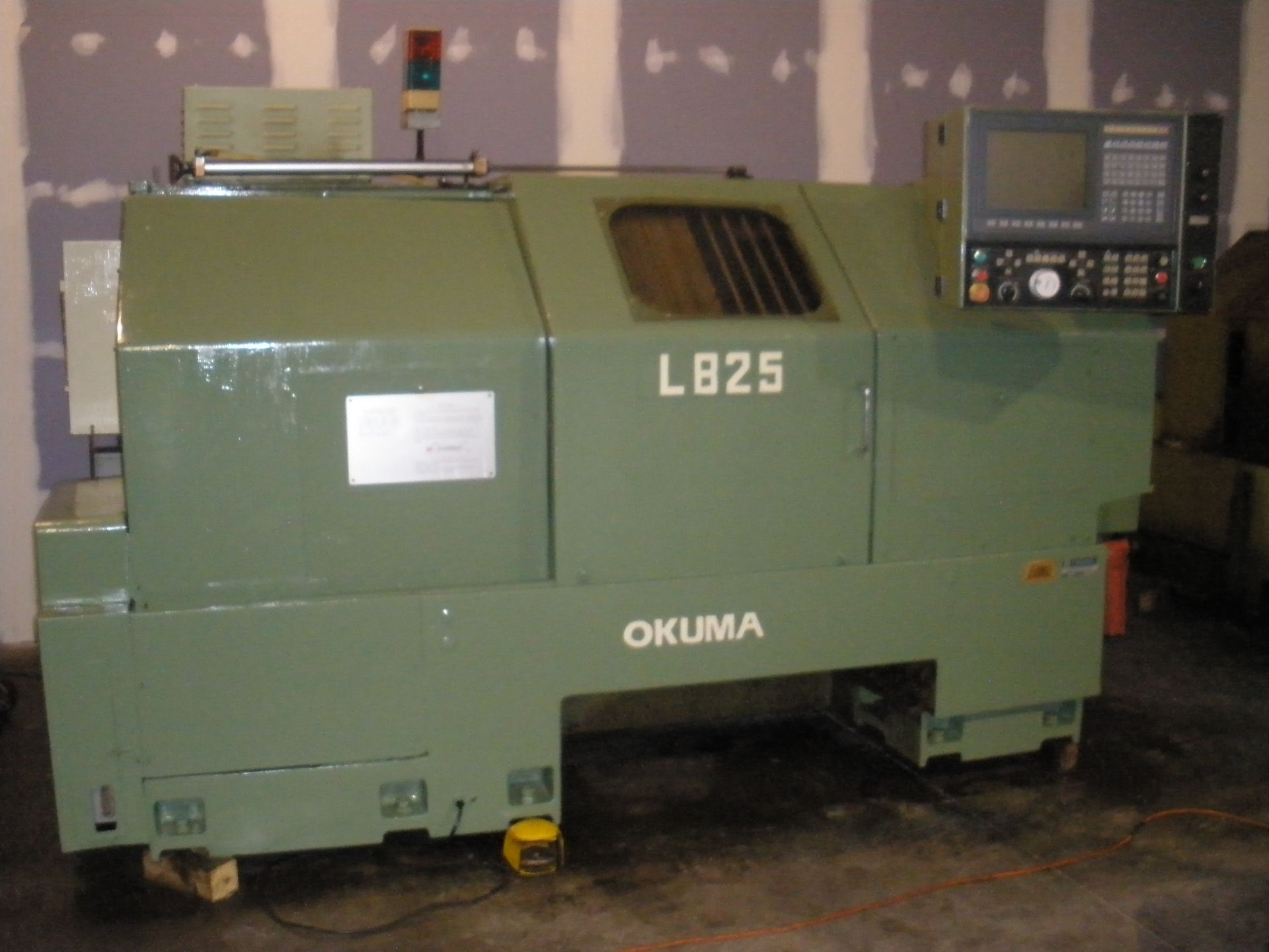 1995 Okuma LB-25 CNC Lathe OSP-502OL Chip Conveyor W/ Video