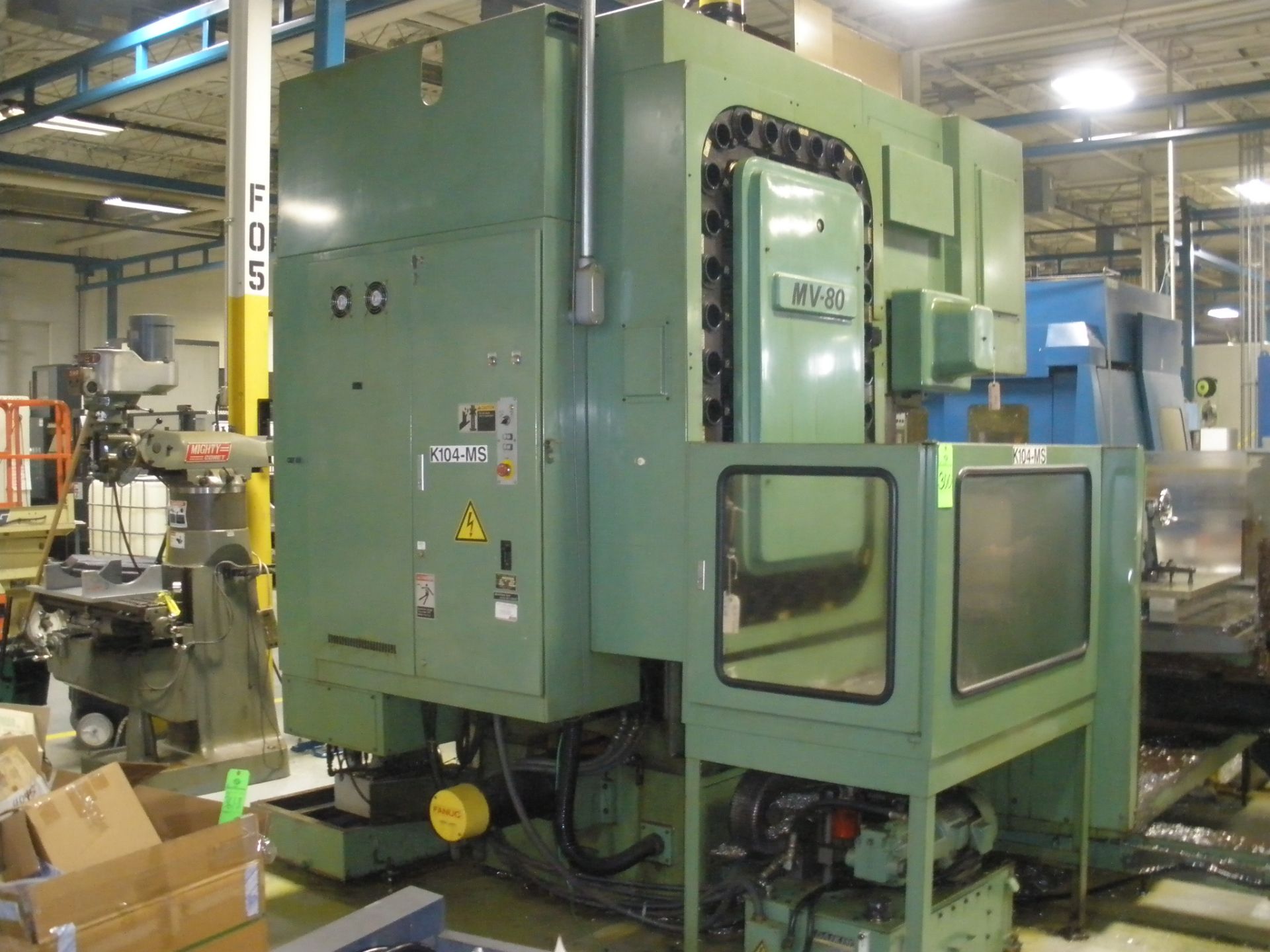 Mori Seiki MV 80 CNC Mill VMC W/4th Axis Drive - Image 6 of 12