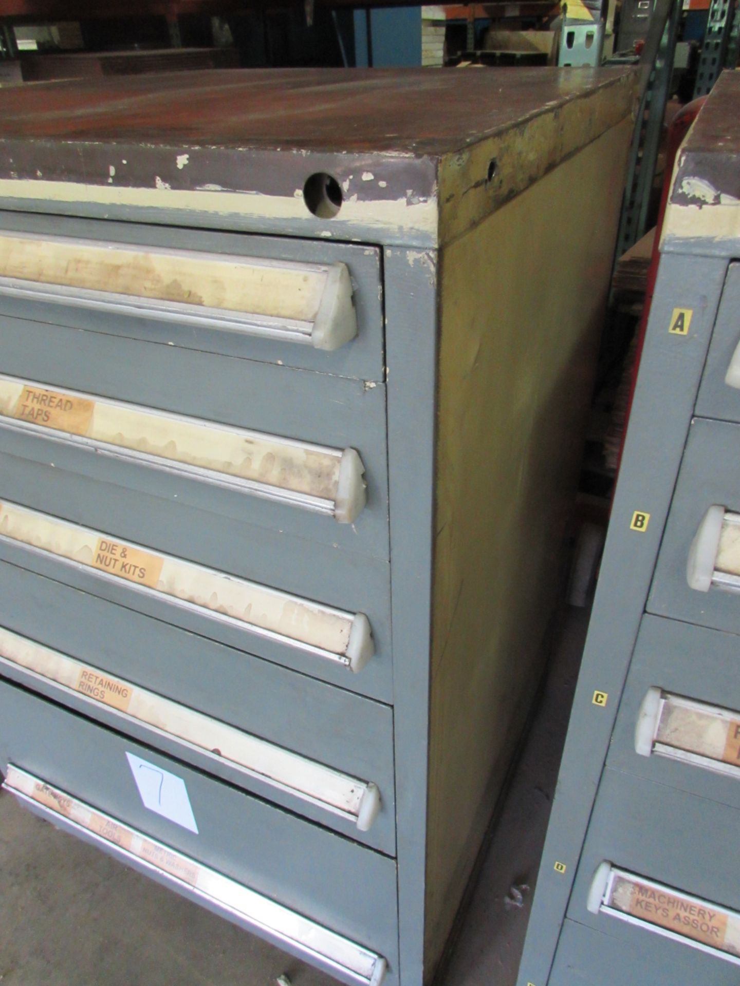 5 Drawer Industrial Cabinet w/Dividers - Image 3 of 6