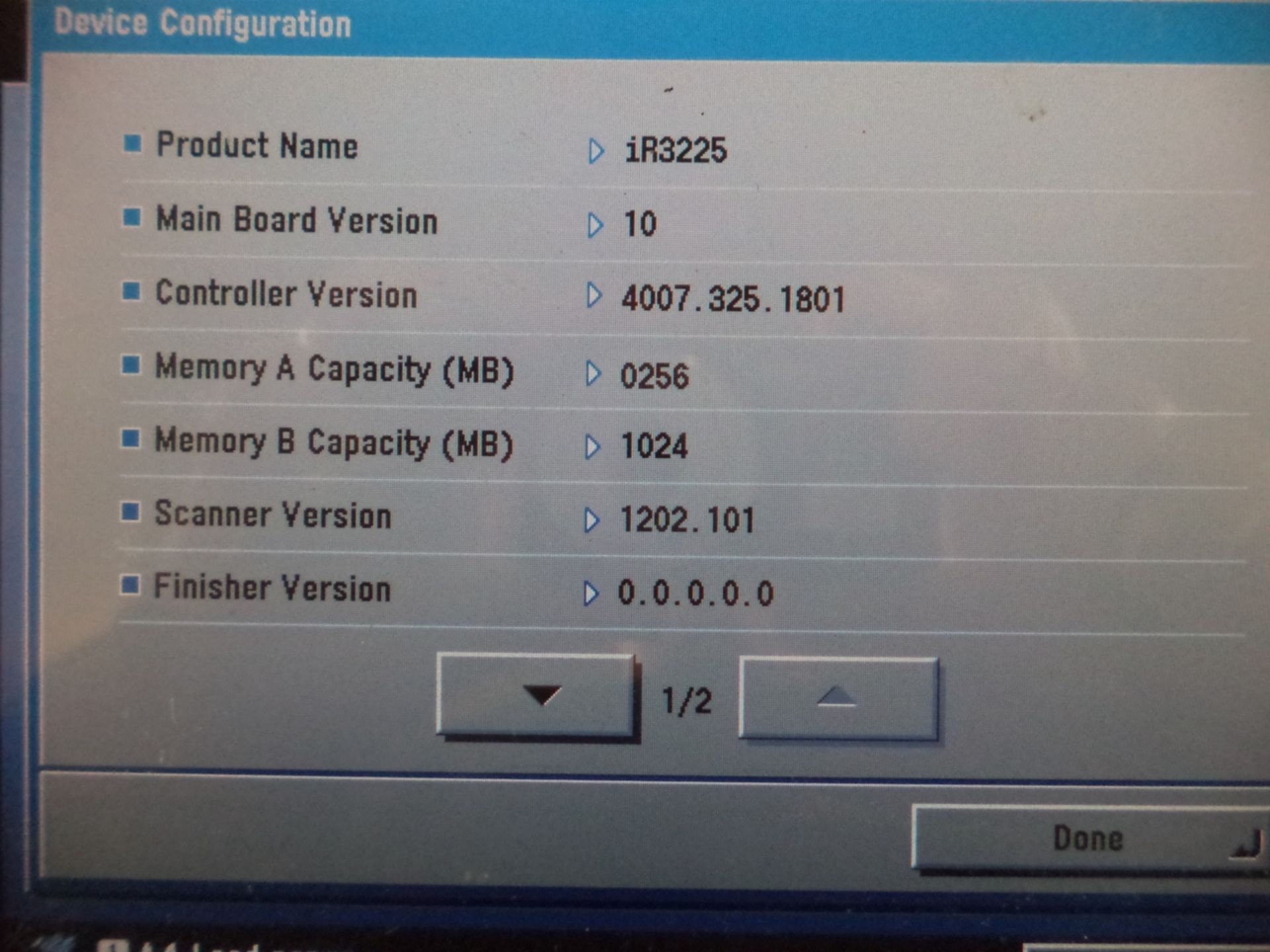 Canon model IR3225N floorstanding copier incorporating 2 off paper cassettes each adaptable for A3 - Image 4 of 5