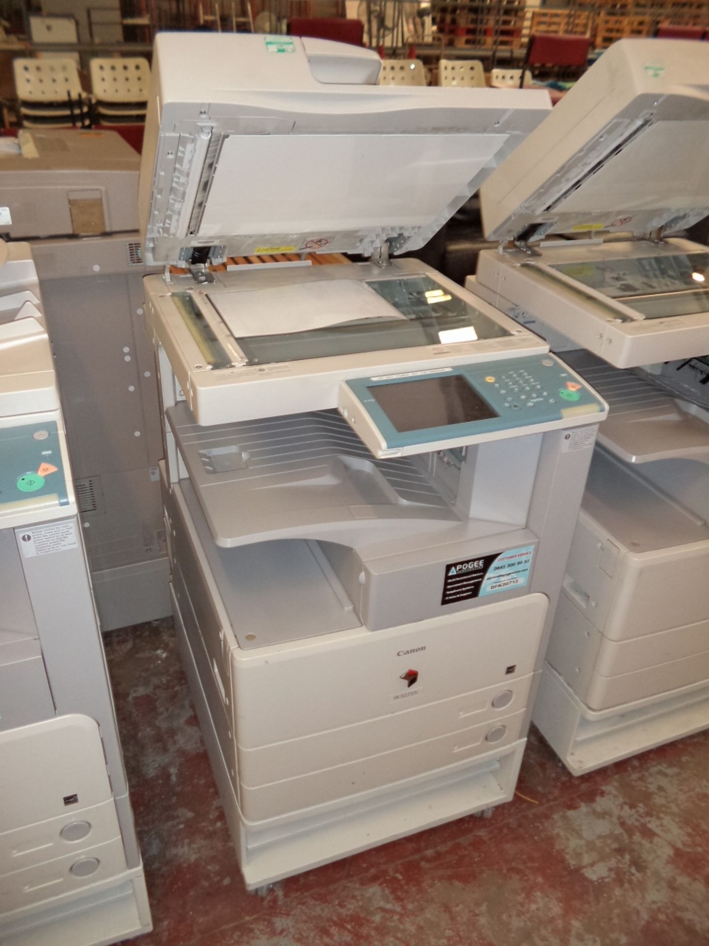 Canon model IR3225N floorstanding copier incorporating 2 off paper cassettes each adaptable for A3 - Image 2 of 5