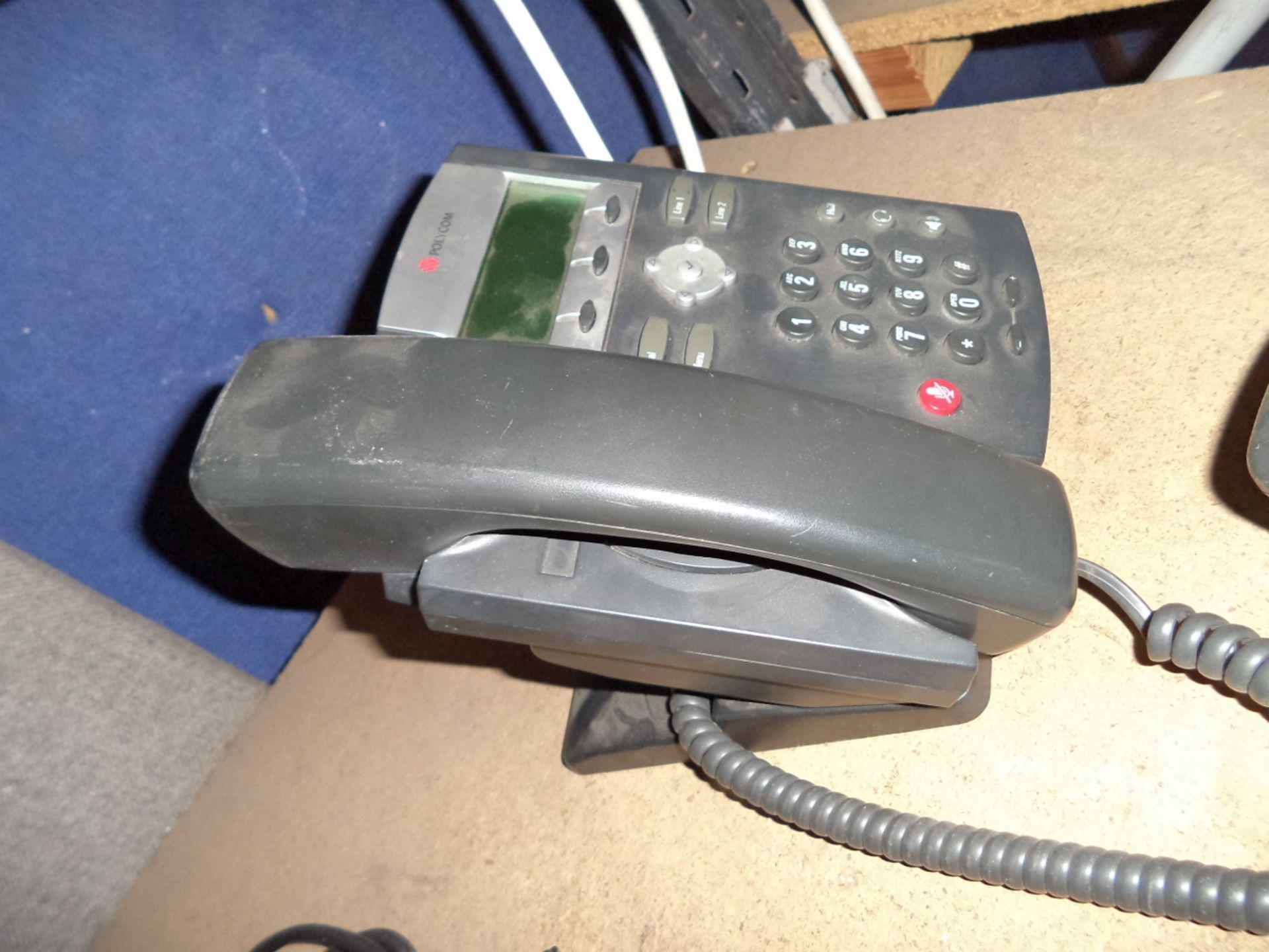 2 off Polycom Soundpoint model IP320SIP VOIP phones - Image 2 of 3