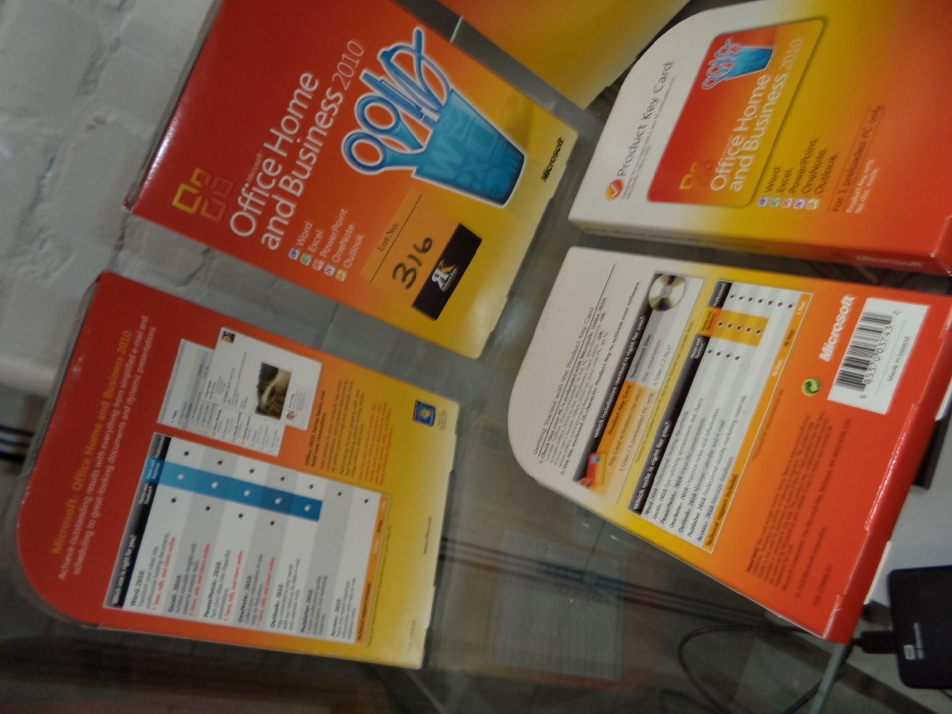 5 off Microsoft Office Home & Business 2010 software packs, 3 of which consist of larger boxes which - Image 4 of 4
