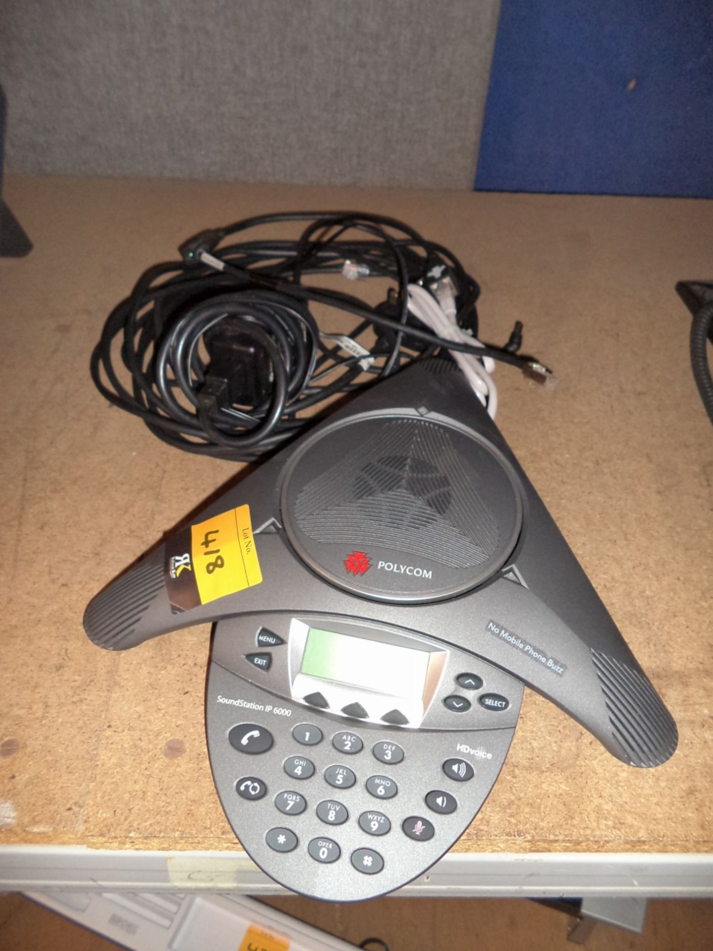 Polycom Sound Station IP6000 VOIP conference phone, with HD voice, no mobile phone buzz, the