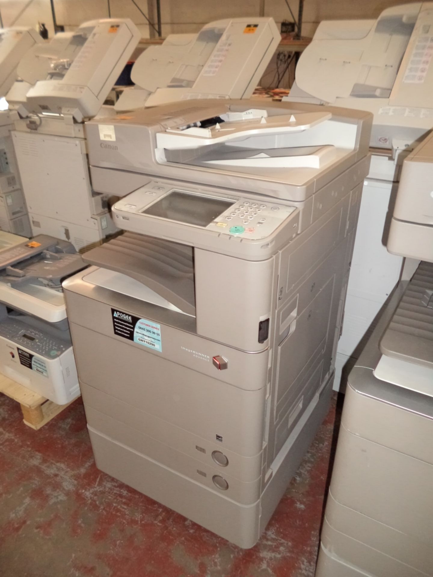 Canon Image Runner Advance model C5035i floorstanding colour copier with 2 off A3/A4 paper