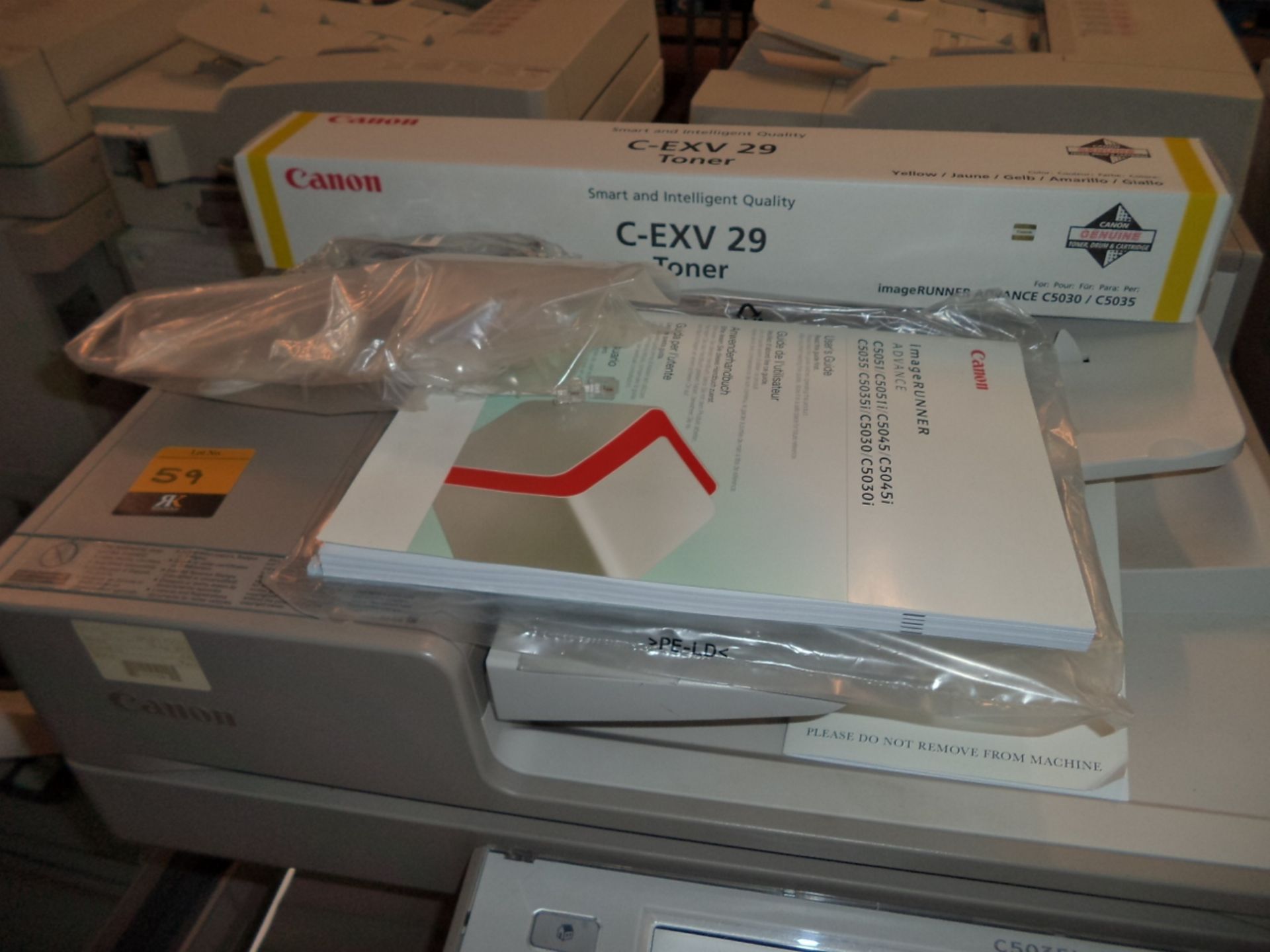 Canon Image Runner Advance model C5035i floorstanding colour copier with 2 off A3/A4 paper - Image 10 of 11